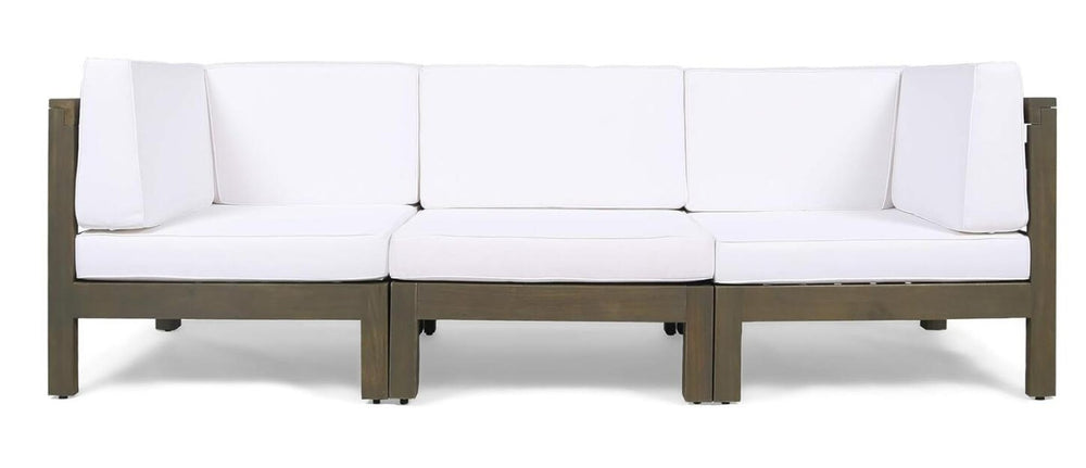 English Elm Oana Low Profile Accent Chair Compact Contemporary Seating for Living Room or Apartment White 64497.00_64498.00_64499.00WHI