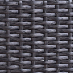 English Elm Christopher Knight Home® - SANTA SANTA ROSA CORNER KD Modern Wicker Aluminum Frame Water-Resistant Cushions Outdoor Seat (33") Grey+Silver 57467.00ALUGRY