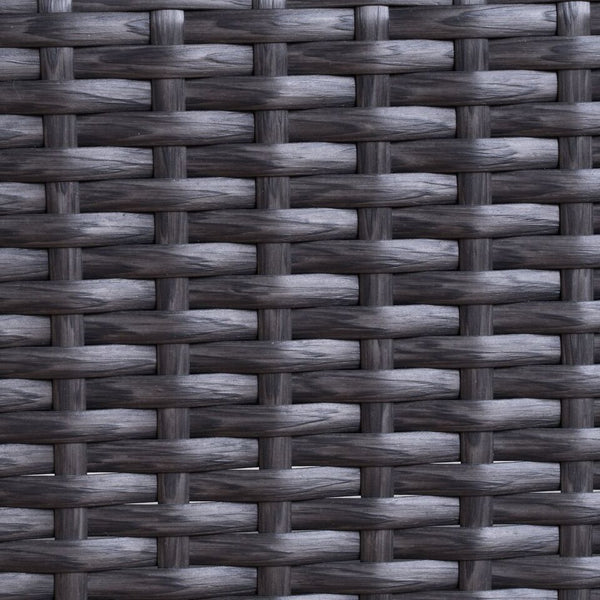English Elm Christopher Knight Home® - SANTA SANTA ROSA CORNER KD Modern Wicker Aluminum Frame Water-Resistant Cushions Outdoor Seat (33") Grey+Silver 57467.00ALUGRY