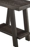 English Elm Athens Contemporary Wood Shelf Side Table In Weathered Espresso