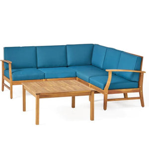 English Elm Perla Armless Accent Chair Tailored Low Profile Upholstered Seat for Living Room 58941.00L-R-CON-M2BLU-59098.00