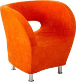 Christopher Knight Home® - Noble House - Modern Orange Microfiber Accent Chair