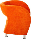 Christopher Knight Home® - Noble House - Modern Orange Microfiber Accent Chair