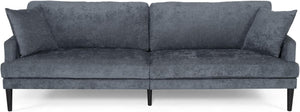 English Elm Christopher Knight Home® - 3 Seater Sofa - Elegant Charcoal Fabric, Modern Design With Plush Cushions & Durable Rubberwood Frame 69573.00ACCL_69573.00BCCL