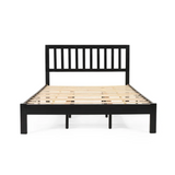 Christopher Knight Home® Farmhouse Style Queen Bed Frame with Acacia Wood, Low Profile Design, Sturdy Slats - 84 x 63.5 x 43.5