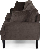 Christopher Knight Home® - Noble House - Malverne Contemporary 3 Seater Fabric Sofa With Accent Pillows