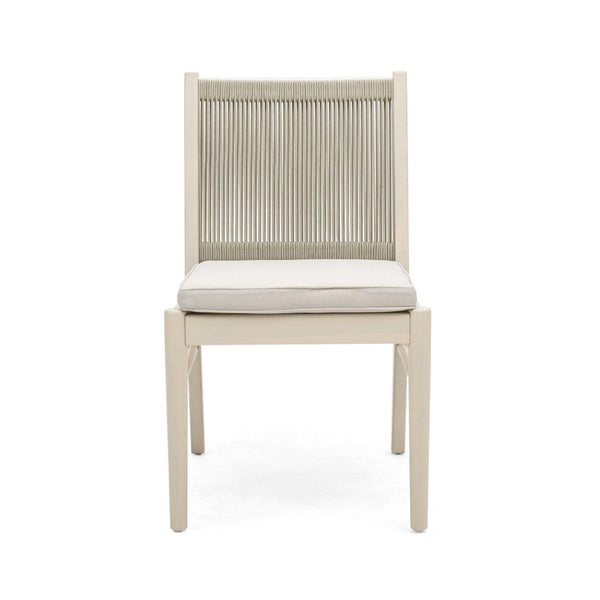 English Elm Cordoba Acacia Wood Rope Wrapped Dining Chairs Artisan Set of Two for Any Room 74435.00