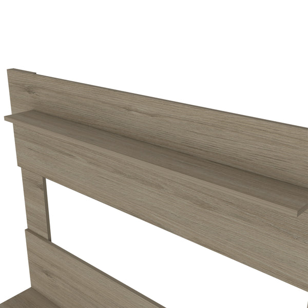 English Elm Cabos Floating Entertainment Center for TVs up to 55" — Space-Saving Pine Wall Unit with 2 Shelves, Easy Install B128P148890