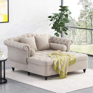 Christopher Knight Home® - Noble House - - Loveseat Chaise Lounge