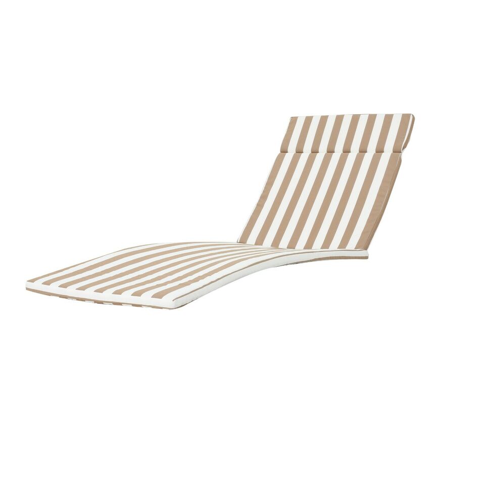 English Elm Christopher Knight Home® - 52005.00Cush-Brw Stylish 2-Piece Outdoor Chaise Lounge Cushions - Water-Resistant, Easy Care, Modern Look N775P176409B