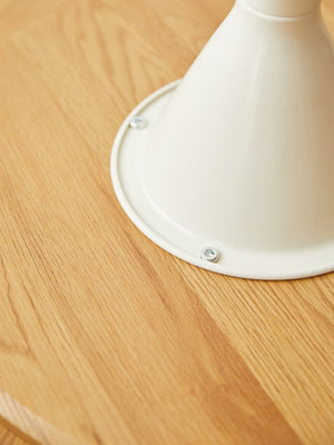 English Elm Round Modern Two-Piece Coffee Table Set – Stylish White & Wood Design With Unique Metal Base W347S00001-GIGA