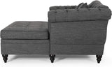 Christopher Knight Home® - Noble House - - Loveseat Chaise Lounge