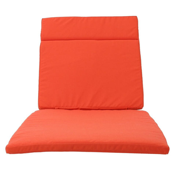 English Elm Christopher Knight Home® - 52005.00Cush-Org (2Pcs) Vibrant Orange Outdoor Chaise Lounge Cushions For Comfort & Style N775P176413O