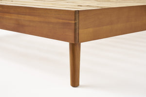 English Elm Christopher Knight Home® - Cohron Solid Wood Platform Bed – Mid-Century Modern King Bed With Natural Finish & Sturdy Support 67062.00-K-P_67062.00-K-H