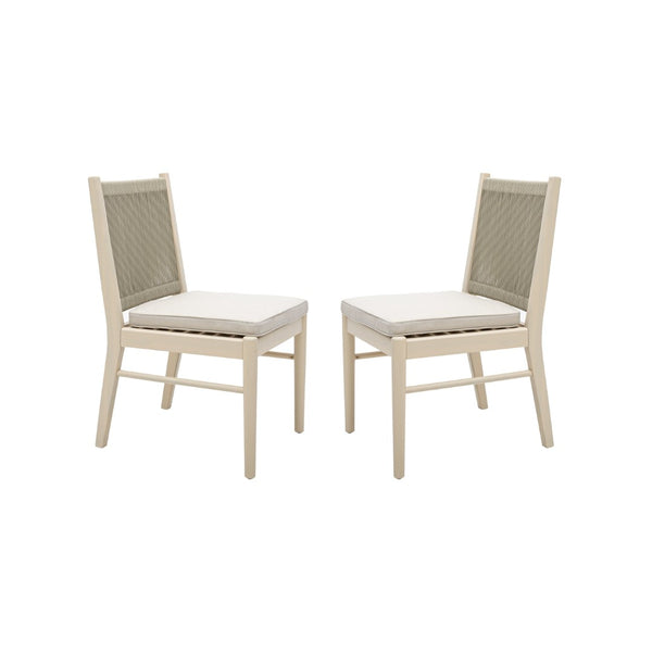 English Elm Cordoba Acacia Wood Rope Wrapped Dining Chairs Artisan Set of Two for Any Room 74435.00