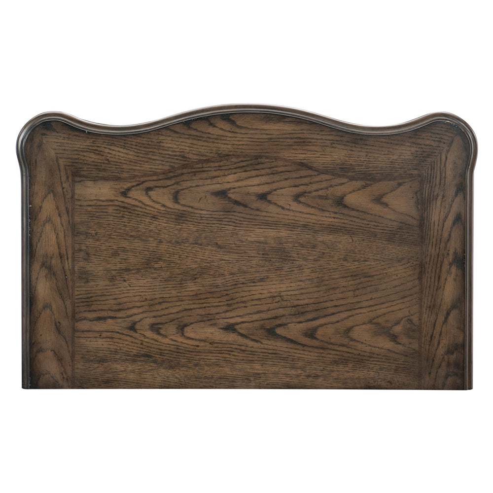 English Elm Traditional Nightstand Heath Court 3-Drawer Brown Oak Finish White Oak Veneer Decorative Hardware Elegant Bedside Table 29.5"H B011P173066