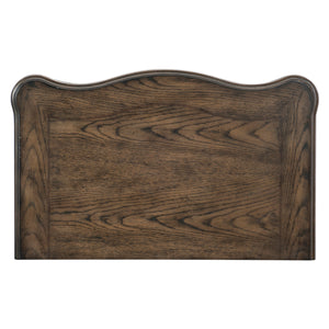 English Elm Traditional Nightstand Heath Court 3-Drawer Brown Oak Finish White Oak Veneer Decorative Hardware Elegant Bedside Table 29.5"H B011P173066