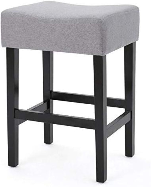English Elm Zuma Backless Bonded Leather Counter Stools Set of Two for Kitchen Islands 74492.00FLGRY