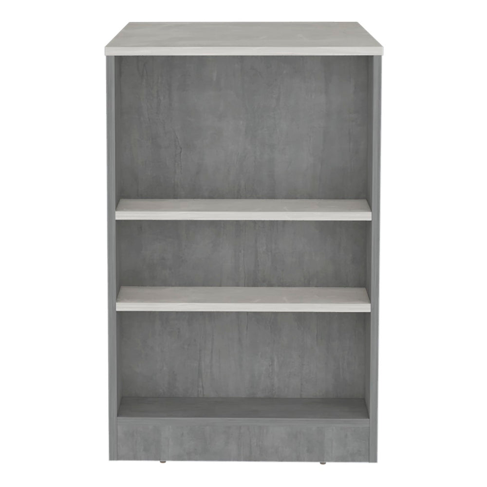 English Elm Portree Kitchen Island With 3-Side Shelving - Stylish Multi-Purpose Storage For Modern Spaces B200P173194-GIGA