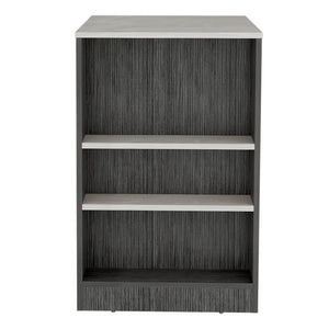 English Elm Portree Kitchen Island - Multi-Purpose With 3-Side Shelving For Efficient Meal Prep & Storage B200P173193-GIGA