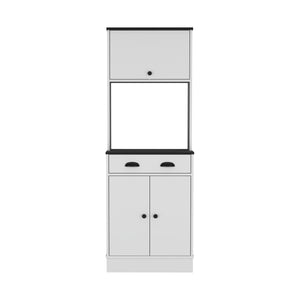 English Elm Tampa Tall Kitchen Pantry Cabinet with Drawer and Dual Doors, Engineered Wood, Compact Storage Multicolor 37.8 L x 20.1 W x 7.9 H B070P173169