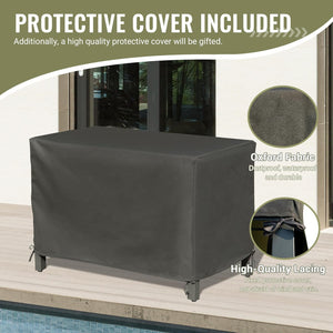 English Elm Outdoor Kitchen Island With Storage - Durable Aluminum Prep Table For Bbq, Patio & Deck Use W1859P171948