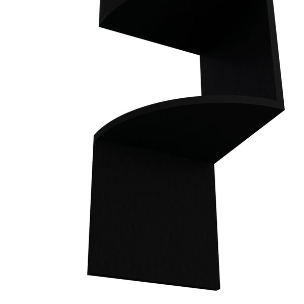 English Elm Rosset Floating Corner Shelf Tower Four Tier Wall Mounted Display for Modern Interiors B070P173206