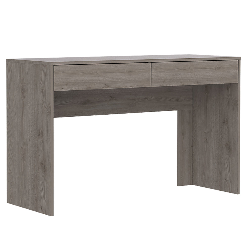 English Elm Tampa Engineered Wood Computer Desk with 2 Drawers in Beige — 47.3” Wide Worksurface, Storage B128P148814