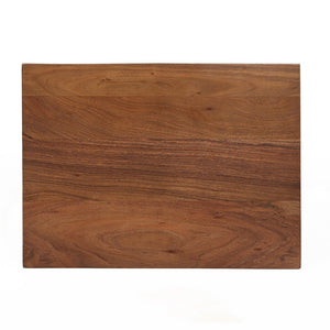 English Elm 21.5x16.5x23" Solid Acacia Wood Nightstand Live Edge Side Table Rustic Modern W2078P174892
