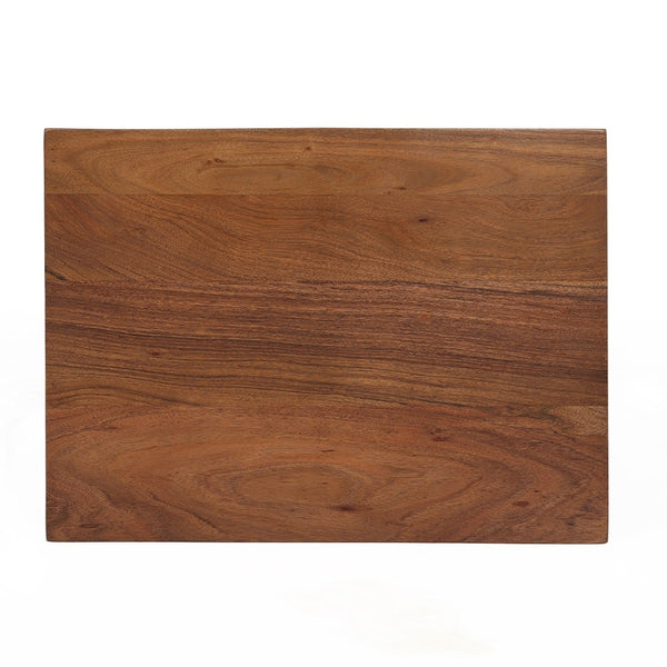 English Elm 21.5x16.5x23" Solid Acacia Wood Nightstand Live Edge Side Table Rustic Modern W2078P174892