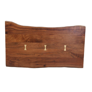 English Elm 47x23.5x17.5" Ramirez Solid Acacia Wood Coffee Table Mid-century Iron Leg Living Room W2078P175283