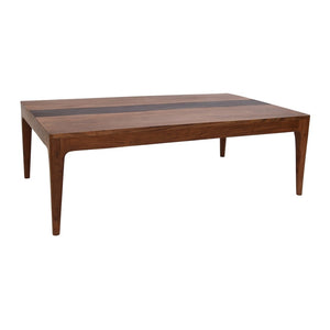 English Elm 70x35x30" Solid Acacia Live Edge Dining Table Seats Six Rustic Modern Rectangle W2078P174908