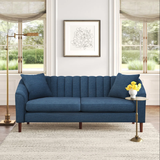 Christopher Knight Home® - Noble House - Ansonia Contemporary Fabric 3 Seater Sofa