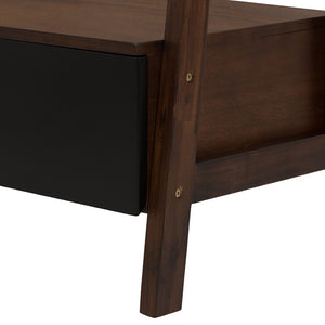 English Elm 32x17x68" Acacia Wood Ladder Bookshelf Open Display Unit for Living Room or Office W2078P174875