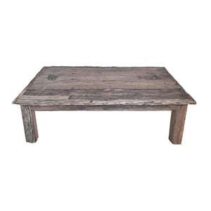 English Elm 59x35.5x17.5" Reclaimed Wood Coffee Table Rustic Farmhouse Living Room Accent W2078P174929