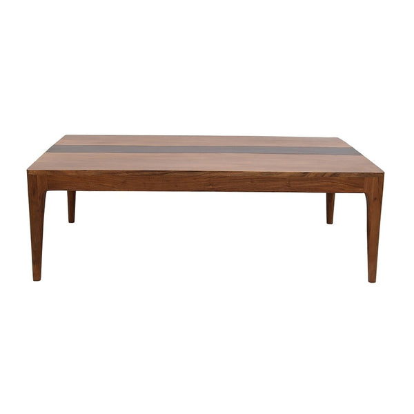 English Elm 70x35x30" Solid Acacia Live Edge Dining Table Seats Six Rustic Modern Rectangle W2078P174908
