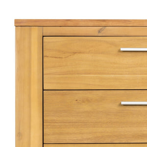 English Elm 35.4x17.3x44" 5-drawer Dresser Acacia Wood Mortise Joinery Contemporary Bedroom Storage W2078P175473