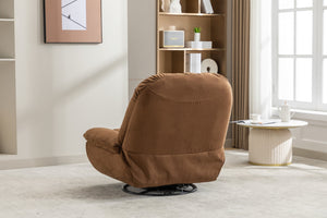 English Elm Power Recliner 270° Swivel Glider Bluetooth Music Player USB Charger Phone Holder Snack Storage Luxurious Models for Sleep Work Game Comfort W1752P170266