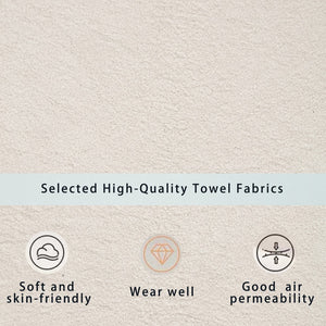 English Elm [New] Modern Curved Combination Sofa - Plush Terrycloth, Minimalist Design, No Assembly, 3 Pillows, Beige W2108S00023-GIGA