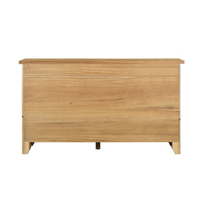 English Elm 31.5x17.5x31.5" Mango Wood Sideboard with Drawers for Farmhouse Dining or Home Office W2078P175449
