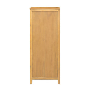 English Elm 35.4x17.3x44" 5-drawer Dresser Acacia Wood Mortise Joinery Contemporary Bedroom Storage W2078P175473