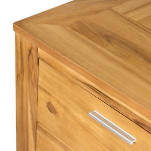 English Elm 53x17x31.5" 6-drawer Dresser Solid Acacia and Mdf Wide Low Profile Bedroom Storage W2078P175465