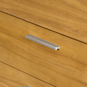 English Elm 35.4x17.3x44" 5-drawer Dresser Acacia Wood Mortise Joinery Contemporary Bedroom Storage W2078P175473