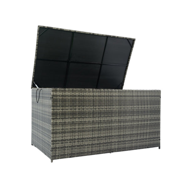 English Elm Outdoor Extra Large 200 Gallon Storage Box with Removable Water-Resistant Liner 57.1"x27.6"x29.5" for Patio Pool Deck Garden Toys Cushions Towels W329P175893