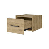 English Elm Macadamia Wall-Mounted Floating Nightstand