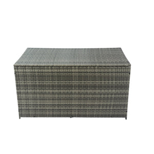 English Elm Outdoor Extra Large 200 Gallon Storage Box with Removable Water-Resistant Liner 57.1"x27.6"x29.5" for Patio Pool Deck Garden Toys Cushions Towels W329P175893