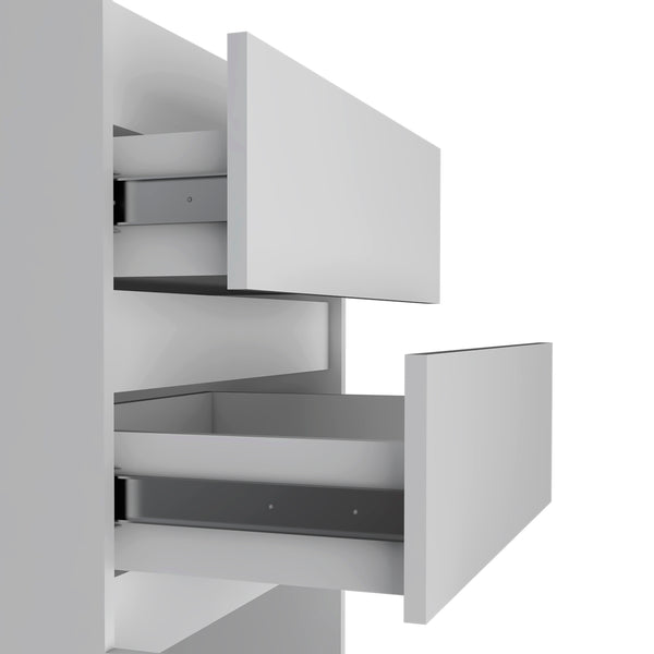 English Elm Dresser with Jewelry Box and Mirror, 43"H Single Door Cabinet with Two Drawers, Dark Walnut Finish White 51.57 L x 26.37 W x 5.51 H B097132972