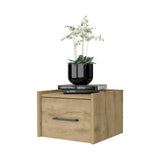 English Elm Macadamia Wall-Mounted Floating Nightstand