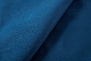 English Elm Peyton Upholstered Queen Bed - Luxurious Blue Velvet, Wingback Design, Easy Assembly, No Box Spring Needed! B083P152028-GIGA