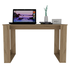 English Elm Aurora Smokey Oak Writing Computer Desk – Ergonomic Compact 47.5" x 23.6" Workstation for Home OfficeAurora Smokey Oak Writing Computer Desk – Ergonomic Compact 47.5" x 23.6" Workstation for Home Office B128P148660